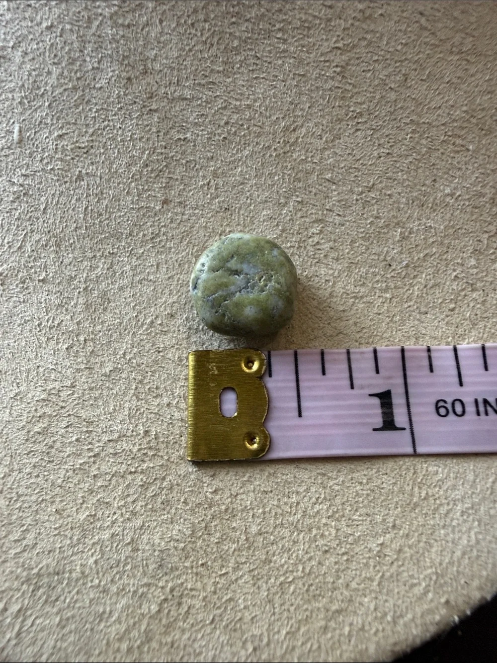 Snowflake Epidote Tumbled Stone!